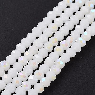 Electroplate Glass Beads Strands EGLA-A034-J10mm-L08-1