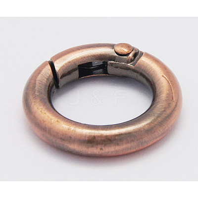 Alloy Spring Gate Rings X-PALLOY-H245-R-1