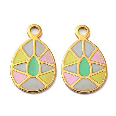 304 Stainless Steel Pendants STAS-L022-180G-02-1