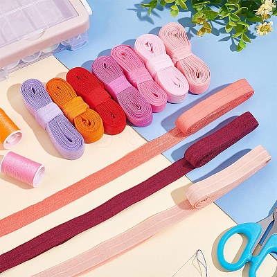 30M 10 Colors Flat Polyester Elastic Cord OCOR-BC0006-33B-1