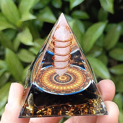 Orgonite Pyramid Resin Energy Generators PW-WG77CDA-01-1