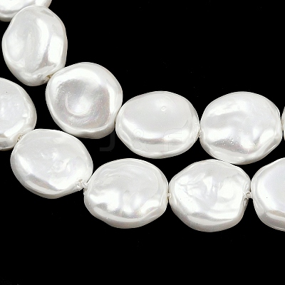 Electroplated Glass Beads Strands GLAA-H039-05A-1