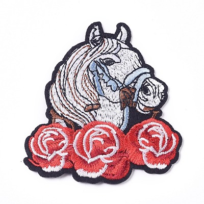 Computerized Embroidery Cloth Iron on/Sew on Patches DIY-I016-22-1