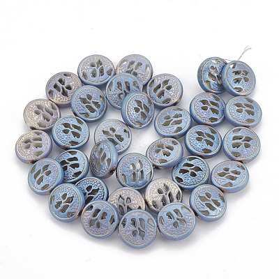 Electroplate Non-magnetic Synthetic Hematite Beads Strands G-N0322-06-1