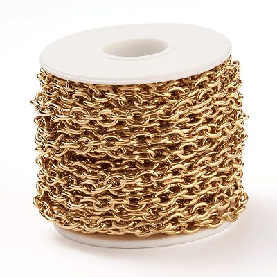 Ion Plating(IP) 304 Stainless Steel Cable Chains CHS-O008-03G-1