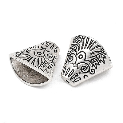 Tibetan Style Alloy Bead Cone LS-TIBE-00756-AS-RS-1