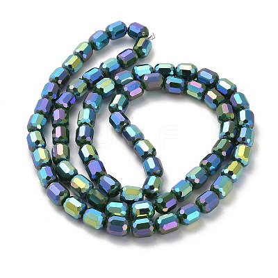 Electroplate Glass Beads Strands EGLA-D030-06G-1
