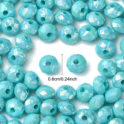 Opaque Acrylic Beads MACR-YW0003-55D-1