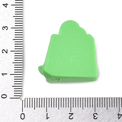 Environmental Protection Theme Opaque Resin Cabochons CRES-Z013-03C-1