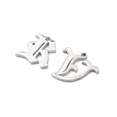 304 Stainless Steel Pendants STAS-CJC0001-22-1