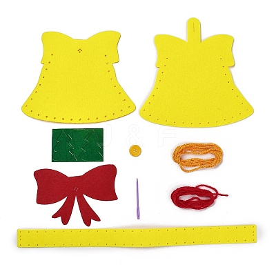 DIY Non-woven Christmas Theme Bag Kits DIY-Q031-01A-1