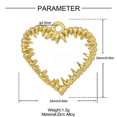Zinc Alloy Pendants AL-OY001-30G-1