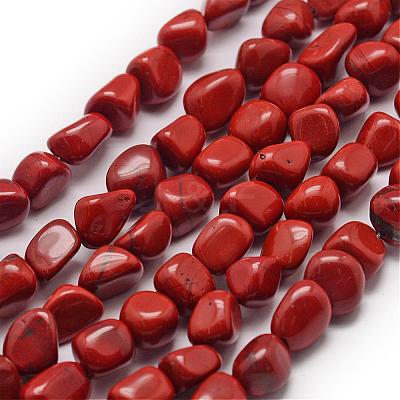 Natural Red Jasper Beads Strands G-F464-30-1