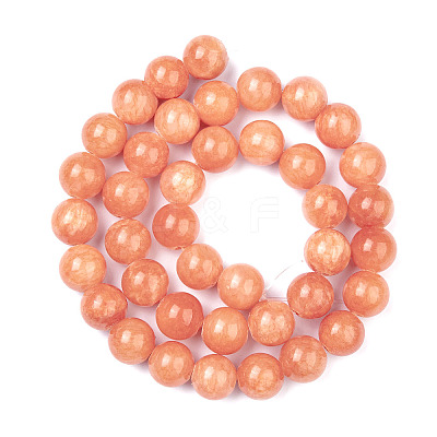 Natural Mashan Jade Beads Strands DJAD-8D-18-2-1