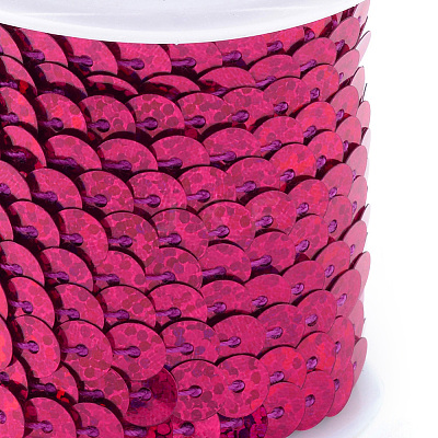Eco-Friendly Plastic Paillette Beads PVC-Q092-6mm-P50108-1