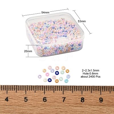 13/0 Glass Seed Beads SEED-YW0001-82B-1