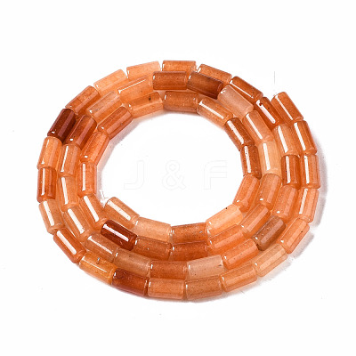 Natural Red Aventurine Beads Strands G-S366-082-1
