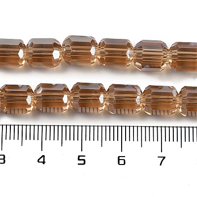 Electroplate Glass Beads Strands GLAA-G112-07A-1