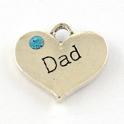 Alloy Rhinestone Pendants X-TIBE-R313-042AS-01-1