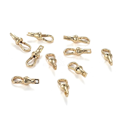 Brass Lobster Claw Clasps ZIRC-F120-015G-1