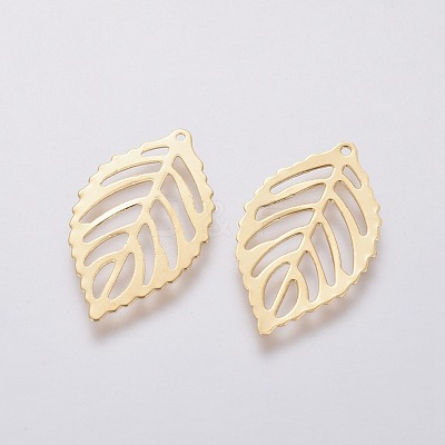 304 Stainless Steel Pendants X-STAS-L234-056G-1