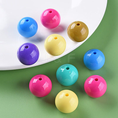 Opaque Acrylic Beads MACR-S370-C20mm-M2-1