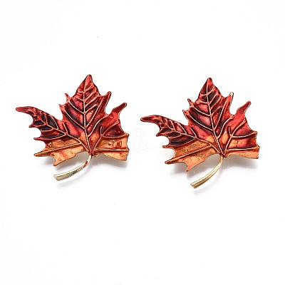 Maple Leaf Enamel Pin JEWB-N007-072-1