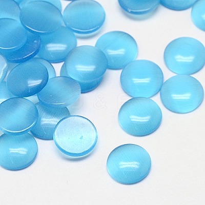 Cat Eye Cabochons CE-J002-8mm-28-1