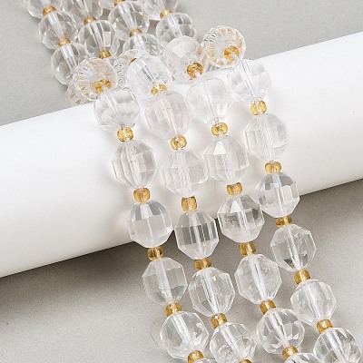 Grade A Natural Quartz Crystal Beads Strands G-K303-A11-12mm-1