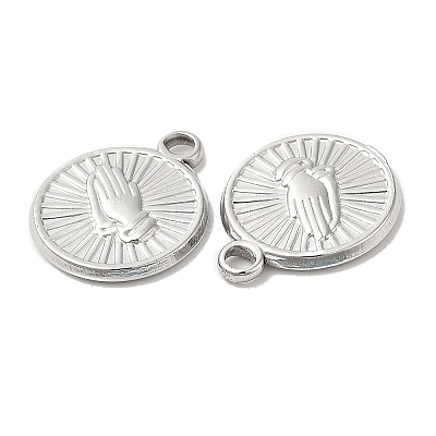 Non-Tarnish 304 Stainless Steel Pendants STAS-L020-006P-1