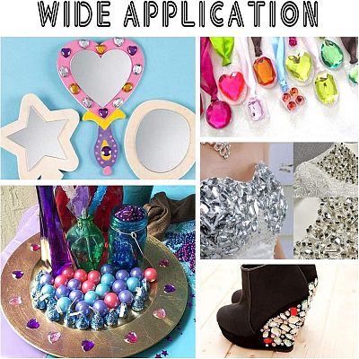 Self-Adhesive Acrylic Rhinestone Stickers DIY-FG0001-23D-1