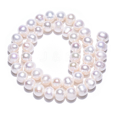 Natural Cultured Freshwater Pearl Beads Strands PEAR-N013-08F-1