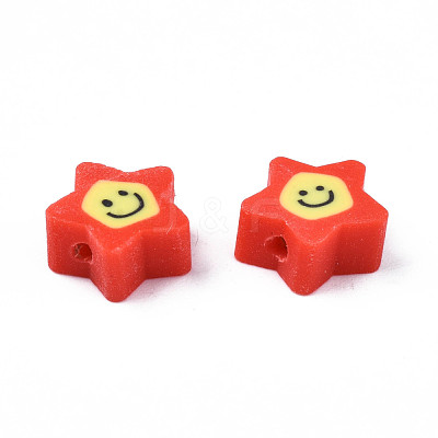 Handmade Polymer Clay Beads CLAY-N011-45A-03-1