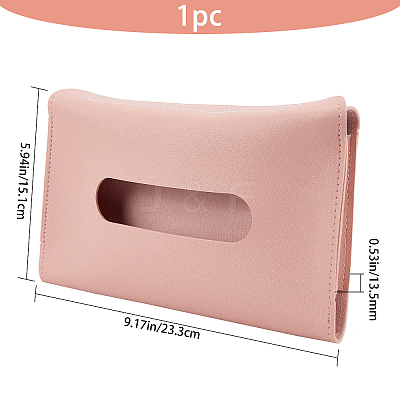 Imitation Leather Car Tissue Bag AJEW-GF0002-52A-1