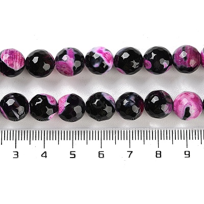 Natural Fire Crackle Agate Beads Strands G-M437-A01-01G-1
