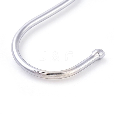 Stainless Steel S-Hook Clasps STAS-WH0014-50P-1