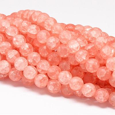 Synthetic Crackle Quartz Bead Strands CCG-K002-8mm-04-1