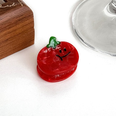 Vegetable Theme Cellulose Acetate & Iron Claw Hair Clips PW-WG7D178-07-1