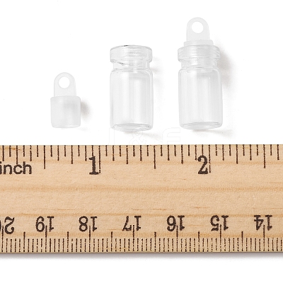 20Pcs Glass Bottle Pendant Decorations CON-FS0001-06-1
