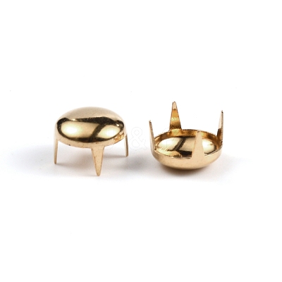 Brass Four-Claw Rivets KK-WH0076-12KC-03-1