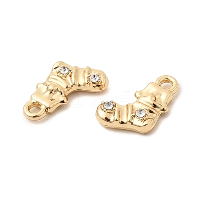 Christmas Alloy Rhinestone Charms FIND-G102-01G-02-1