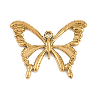 304 Stainless Steel Pendants STAS-E523-01A-G-1