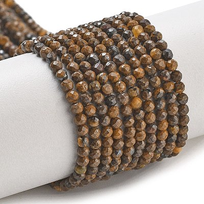 Natural Tiger Iron Beads Strands G-B120-A01-01-1