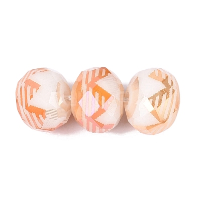 Electroplate Glass Beads EGLA-N026-01A-H01-1