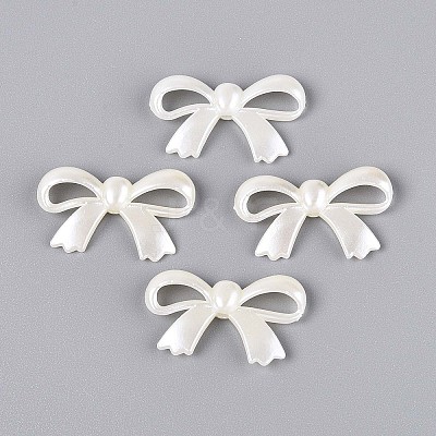 ABS Plastic Imitation Pearl Beads OACR-T018-09-1