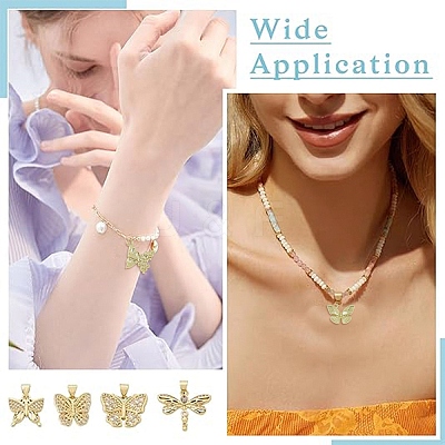 18Pcs 6 Styles Alloy Pendants FIND-YW0011-81-1