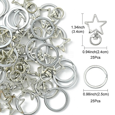 DIY Keychain Making Finding Kits DIY-YW0009-47-1