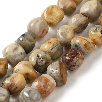 Natural Crazy Lace Agate Beads Strands G-B078-D23-01-1