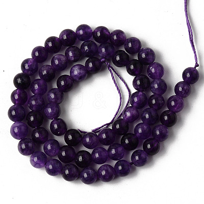 Natural Quartz Beads Strands X-G-R479-6mm-07-1