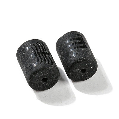 20Pcs Frosted Glass Beads JX560H-1